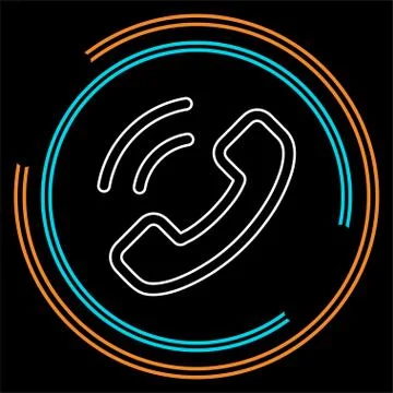 Call center icon - customer support service - communication icon Stock Illustration