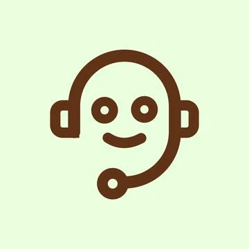 Call center icon. Customer support service. illustration. EPS 10. Stock Illustration