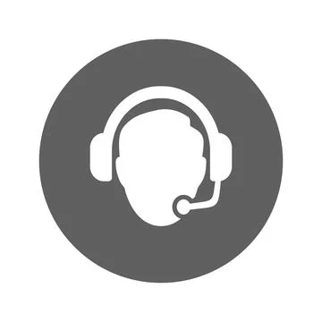 Call Center icon. Stock Illustration
