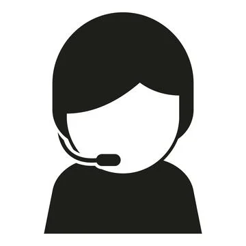 Call center icon simple vector. Return box Stock Illustration