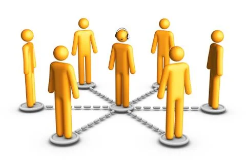 Call center Stock Illustration