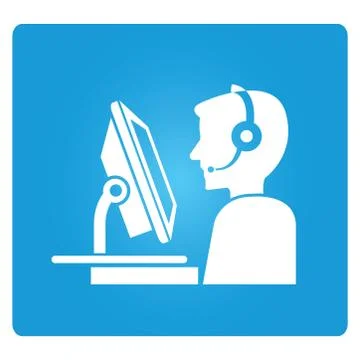 Call center Stock Illustration
