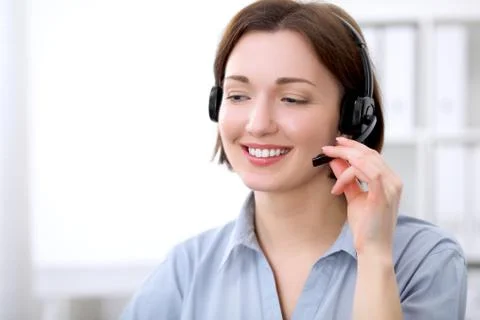 Call center  operato Stockfoto's