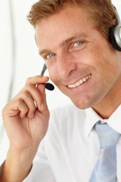 Call center operator Stock Photos