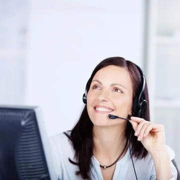Call center operator Stock Photos