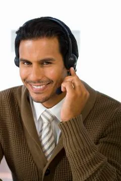 Call center operator Stock Photos