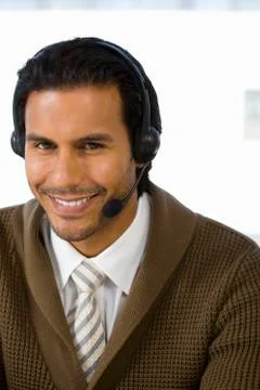 Call center operator Stock-Fotos