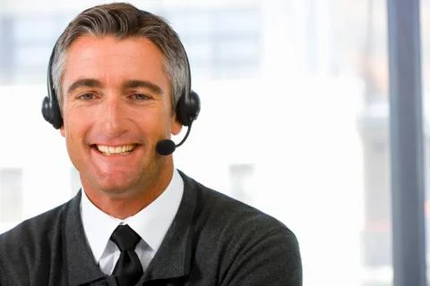 Call center operator Stock-Fotos