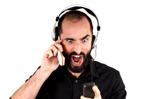 Call center operator Stock Photos