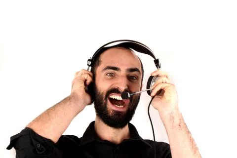 Call center operator Stock Photos