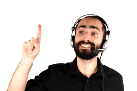 Call center operator Stock Photos