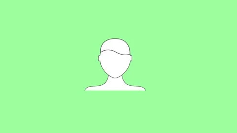 Call Center Operator. Simple animated icon. Green background. Stock Footage 161409279