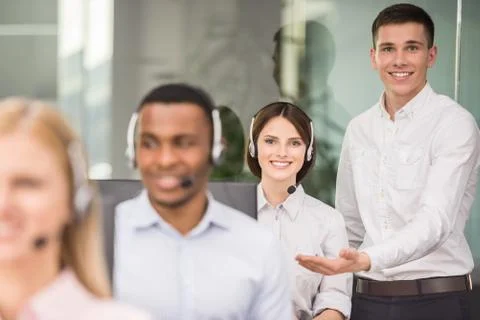 Call center Foto stock