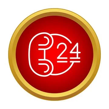 Call center support service 24 hours hotline Stock Illustration