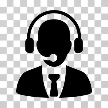 Call Center Vector Icon Stock Illustration
