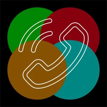 Call center vector icon Stock Illustration