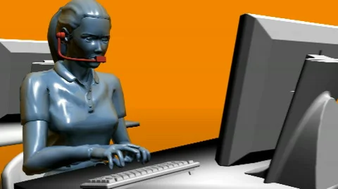 Call centre Stock Footage 736692