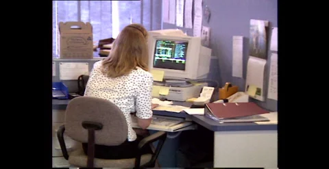 Call Centre Operations in Australia – Australia (1994) Stock Footage 310163356