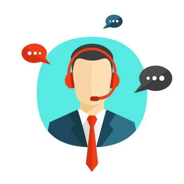 Call centre vector creative icon Stock Illustration