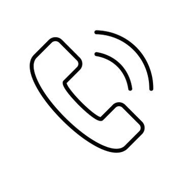 Call, communication, interaction, mobile, phone, smartphone icon symbol Illus Stock Illustration