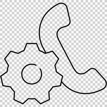 Call configuration 스톡 일러스트