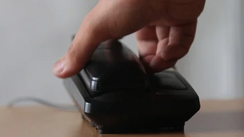 Call on the cordless telephone Stock Footage 97249116