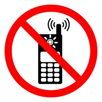 Call Do Not Drive Symbol Sign, Vector Illustration, Isolate On White Backgrou Stock Illustration