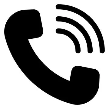 Call glyph icon vector illustration isolated on white background Stock Illustration