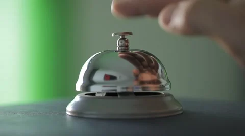 Call at hotel bell Stock Footage 54547149