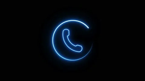Call icon animation Stock Footage 214138690