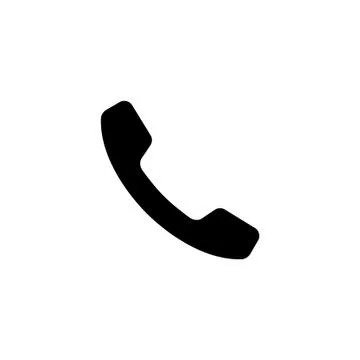 Call icon in trendy flat style Stock Illustration