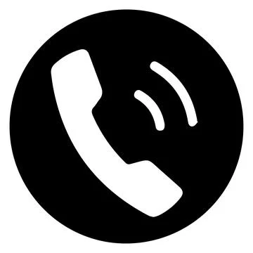 Call icon in trendy flat style isolated on grey background. イラスト素材
