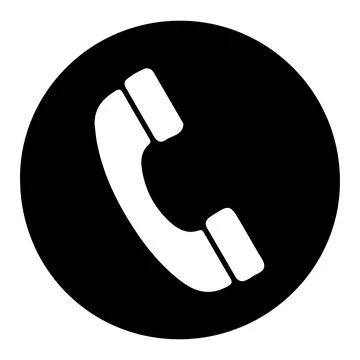 Call icon in trendy flat style isolated Illustrazione stock
