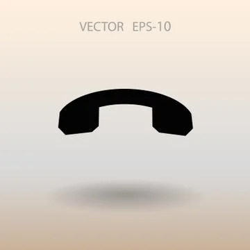 Call off icon. vector illustration Stock Illustration