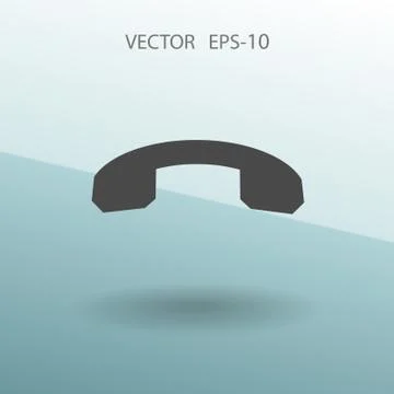 Call off icon. vector illustration Stock Illustration