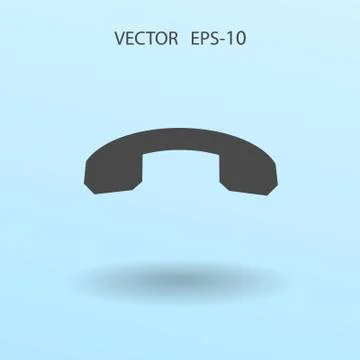 Call off icon. vector illustration Stock Illustration