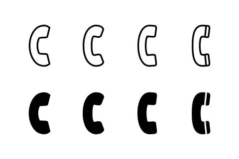 Call icon vector illustration. telephone sign and symbol. phone icon. conta.. Stock Illustration