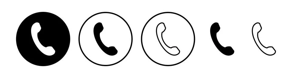 Call icon vector. phone icon vector Stock Illustration