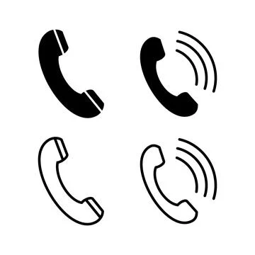 Call icon vector. phone icon vector Stock Illustration