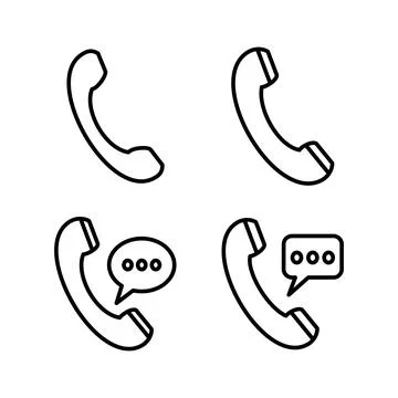 Call icon vector. phone icon vector Stock Illustration