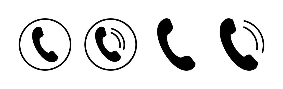 Call icon vector. phone icon vector Stock Illustration