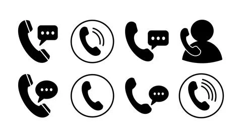 Call icon vector. phone icon vector Stock Illustration