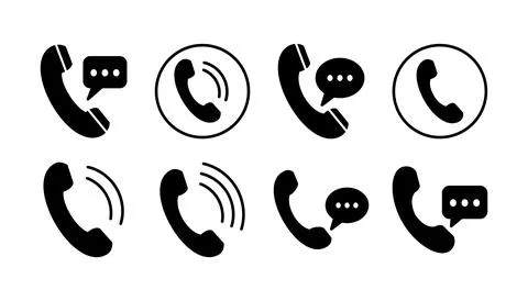 Call icon vector. phone icon vector Stock Illustration