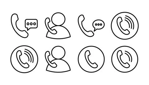 Call icon vector. phone icon vector Stock Illustration