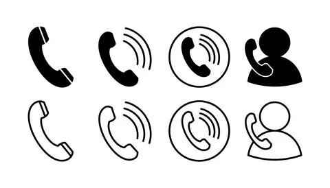 Call icon vector. phone icon vector Stock Illustration