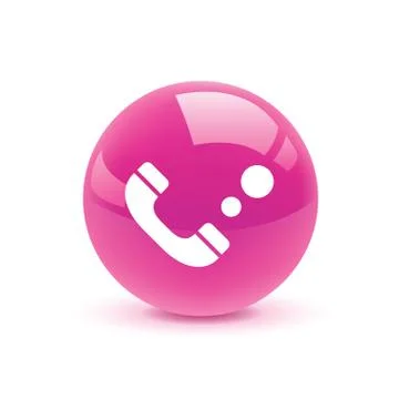 Call icon web Illustrazione stock