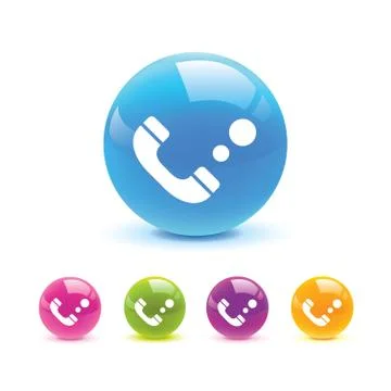 Call icon web Stock Illustration