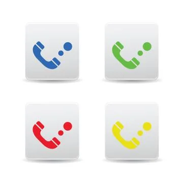 Call icon web Stock Illustration