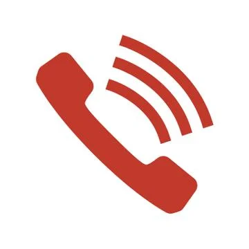 Call icon on white background. Stock Illustration