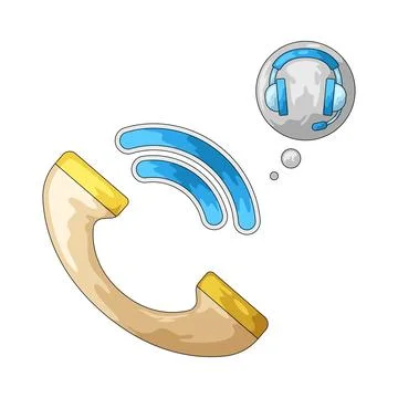 Call illustration Stock Illustration